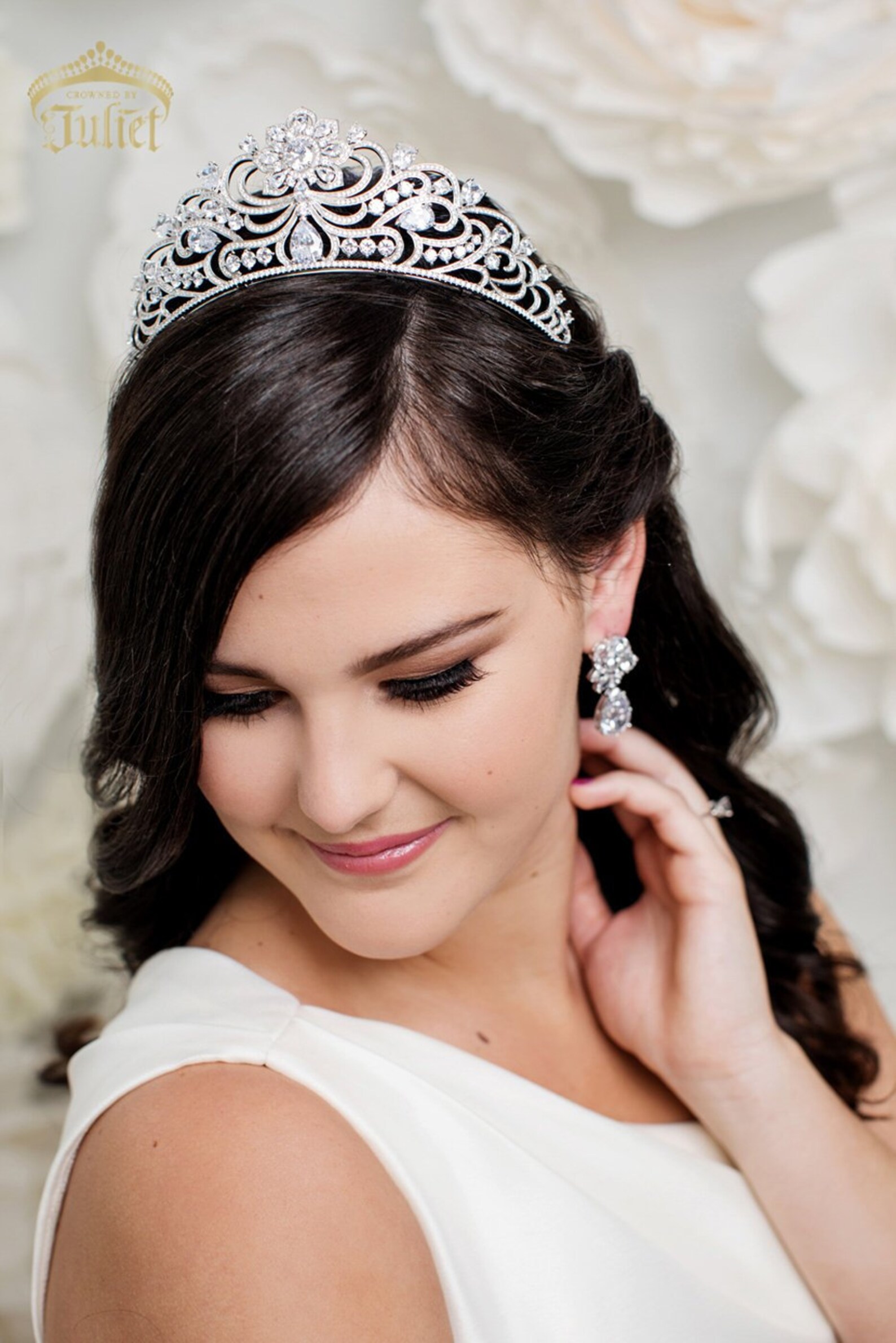 Bridgerton Tiaras CZ Tiaras Diamanté Crowns Birthday Etsy