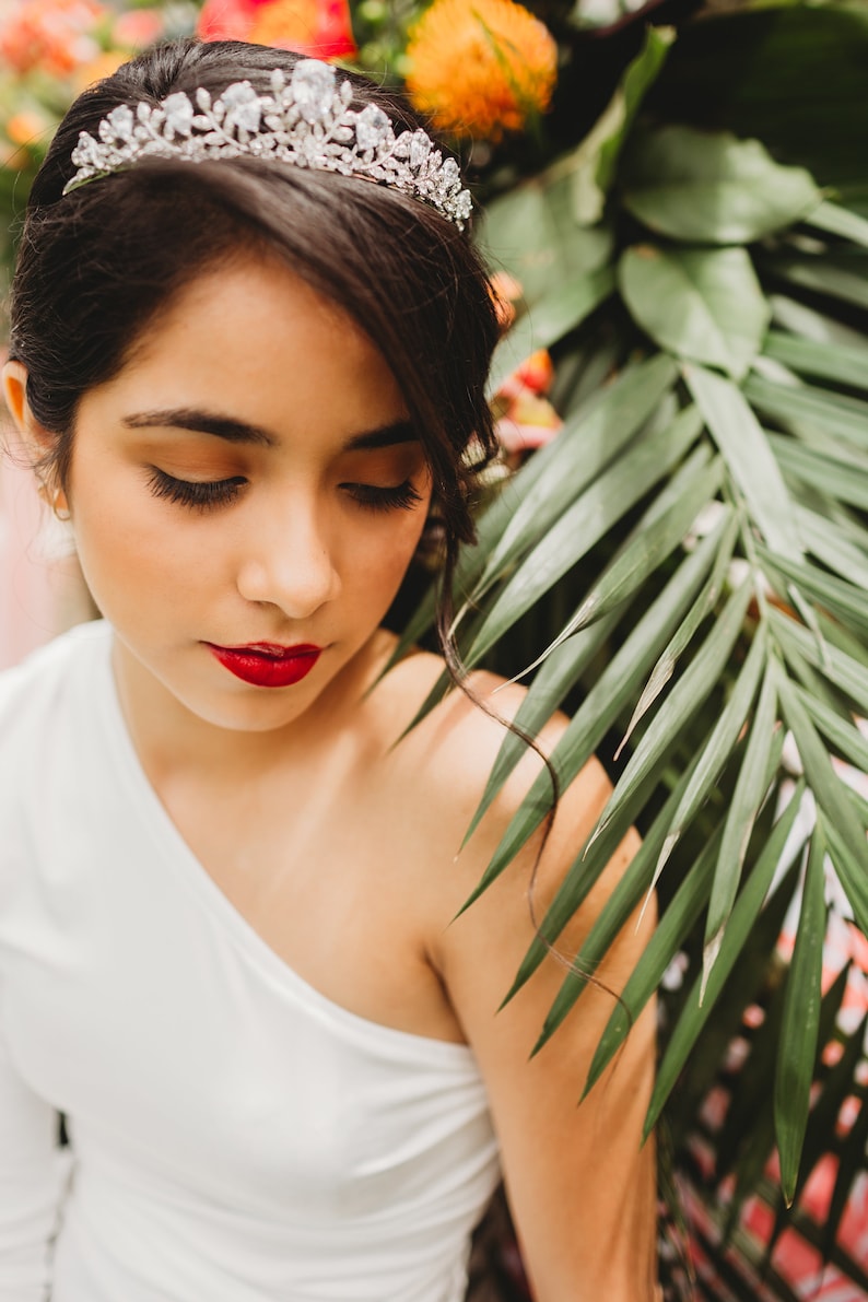 Bridal Tiara Small Tiara Wedding Tiara Bridal Headpiece Etsy