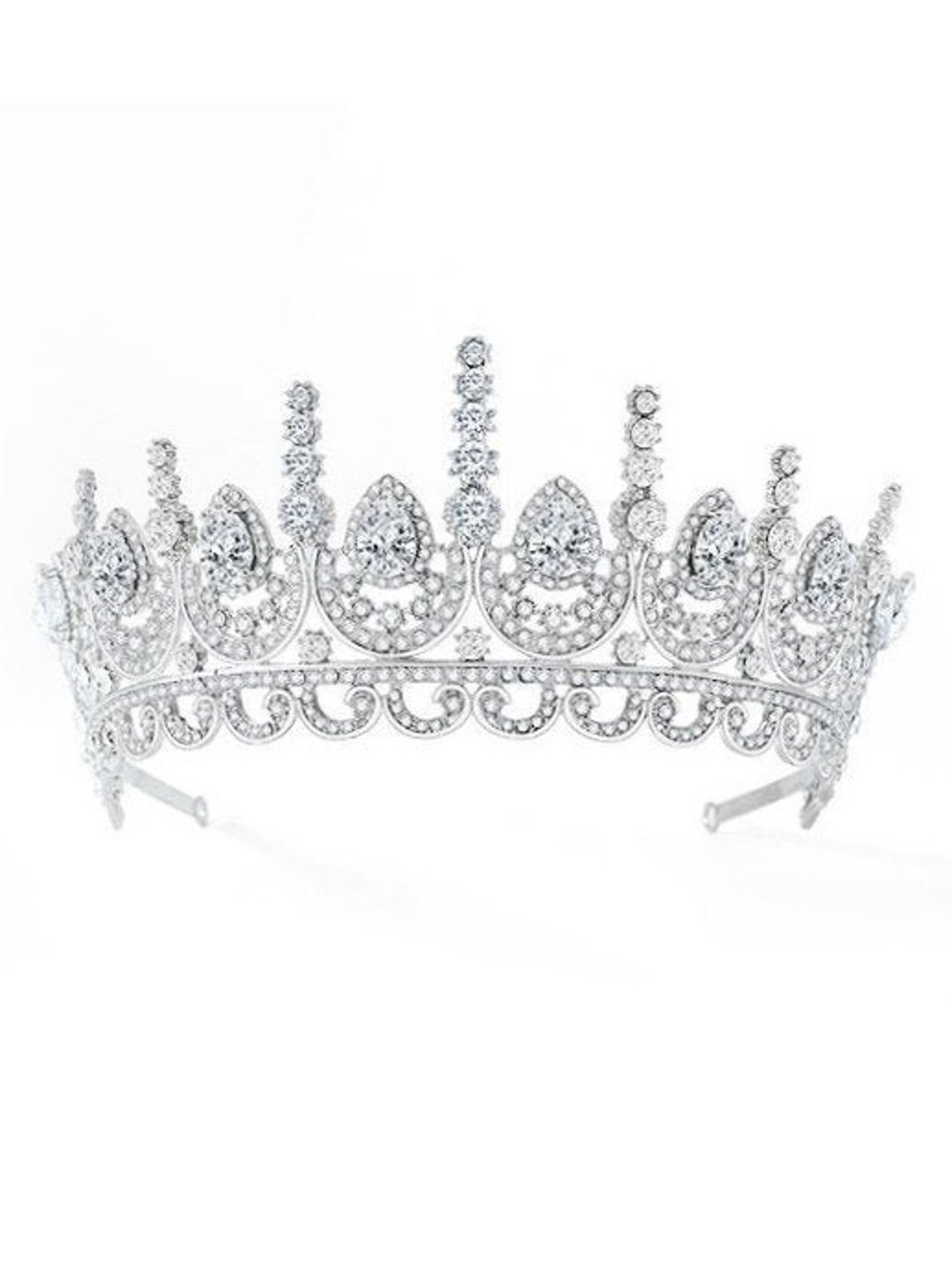 Wedding Tiara Bridal Crown Birthday Crown Swarovski Etsy