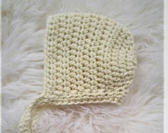 Crochet baby bonnet | Etsy