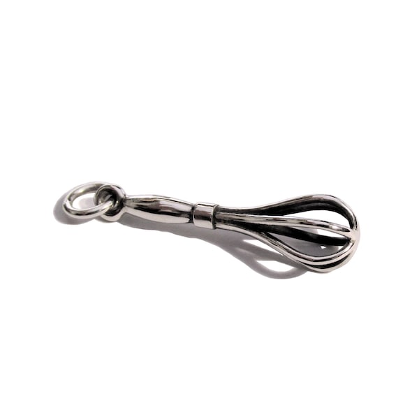 Batteur argent 925, dits pâtisserie pâtisserie argent sterling bijoux pâtissier pâtissier cuisine dits thématiques