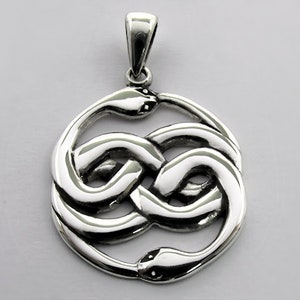 Wuivre Auryn Pendant 925 sterling silver The NeverEnding Story Ouróboros uroboro Fuchur celtic symbols