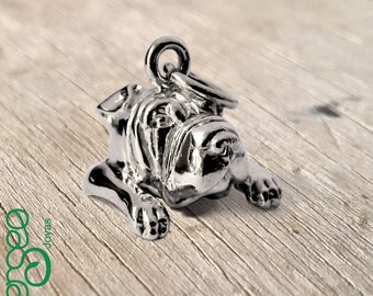 Shar Pei Silver Pendant 925 Ho detto shar pei sterling argento sharpei gioielli shar pei, amanti degli animali domestici cani gioielli, regali shar pei