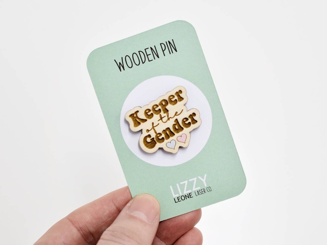 Keeper of the Gender Pin, Gender Keeper Gift Etsy