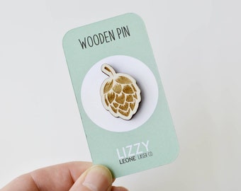 Wooden hop pin