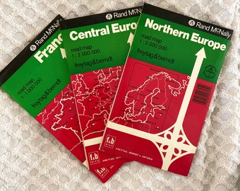 OMC owatonna Manufacturing Rand Mcnally road atlas Old