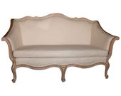 Louis XV Style Canapé with Fine Pickled Finished Frame
