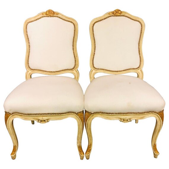 Labeled Jansen Fine Pair Of Oversized Side Or Desk Chairs In Etsy