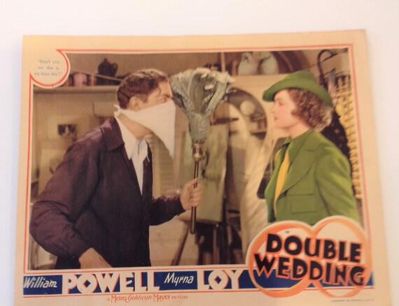 Rare Vintage Original 1937 Movie Lobby Card Featuring Myrna Etsy