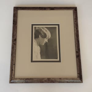 Fotografia original vintage única emoldurada da lenda do filme de Hollywood Gloria Swanson, do ilustrador Charles Sheldon, ca. década de 1920