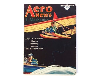 1930 Rivista Aero News & Mechanics, giugno/luglio volume 2 n. 3