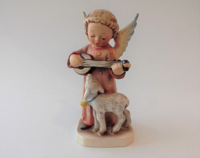 Vintage Hand Painted Hummel Model 83 Angel Serenade With Etsy