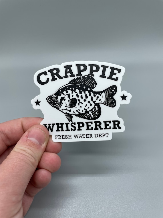 Crappie Whisperer Sticker
