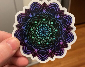 Clear Mandala Sticker