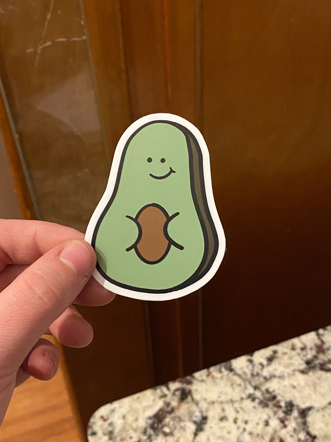 Abacho Sticker Avocado Sticker - Etsy
