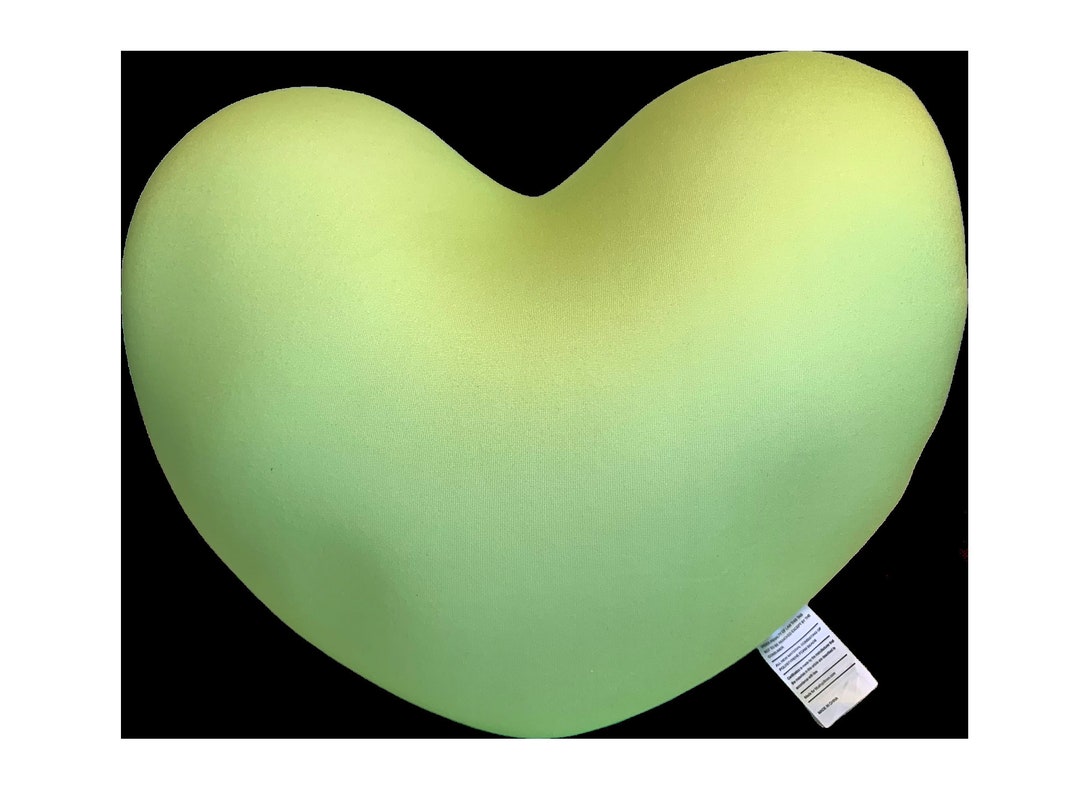 Mushy Pillows Heart Shaped Microbead Throw Pillow Super Soft Etsy