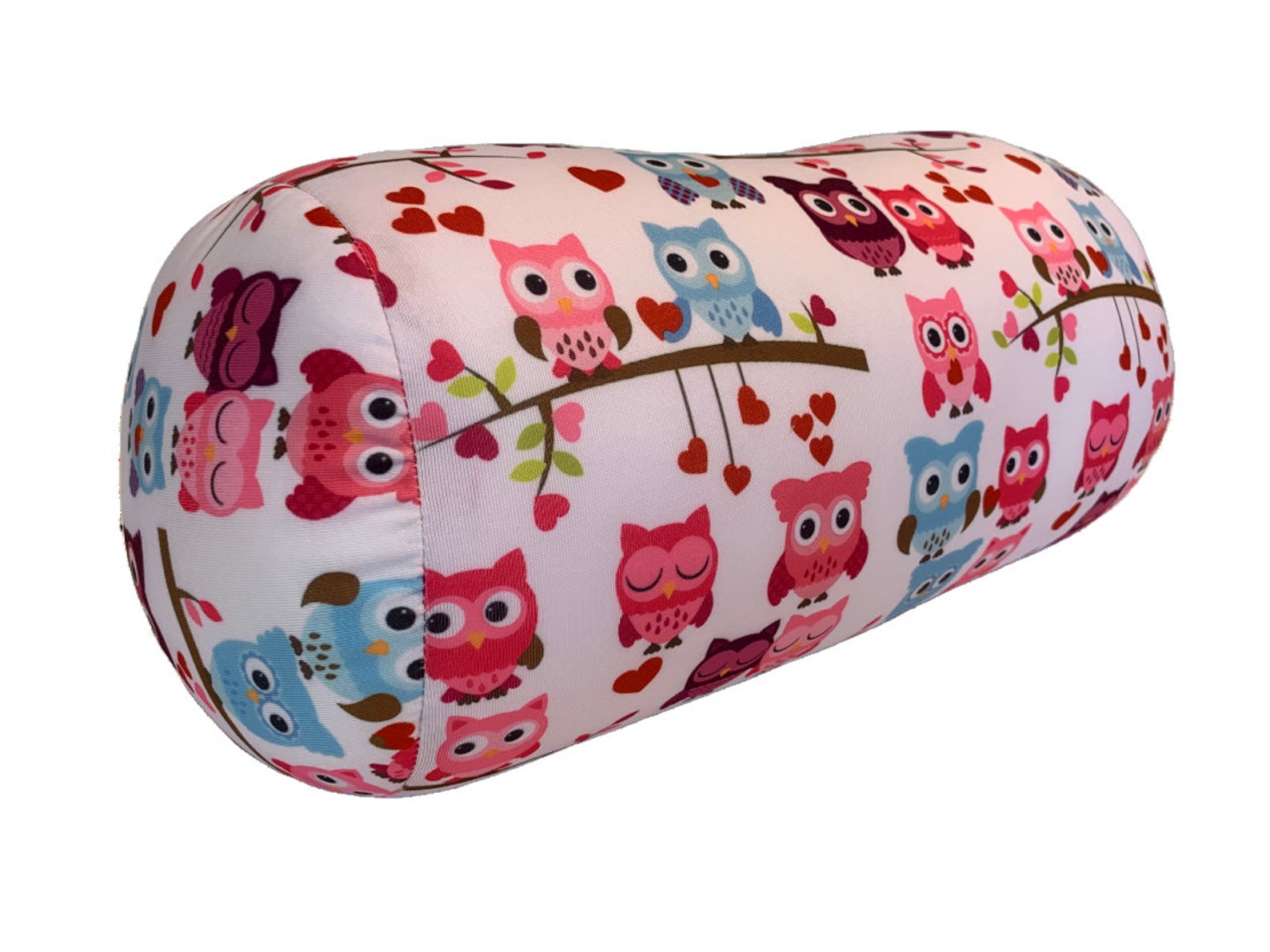 Mushy Pillows Microbead Bolster Roll Pillow cute Owls Etsy