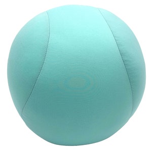 Spherical Round Shape Microbead Pillow with Super Soft Cover 10&quot; X 10&quot;