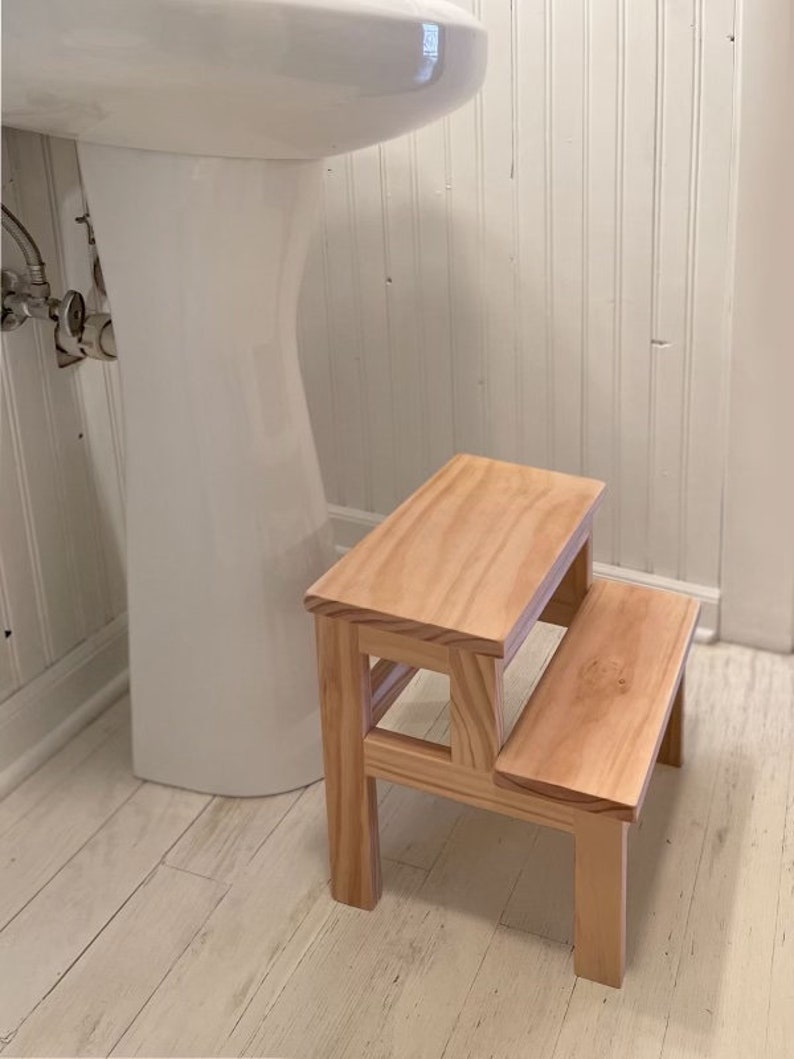 Child's Step Stool / Bathroom Step Stool Etsy