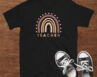 Boho Rainbow TEACHER T-Shirt