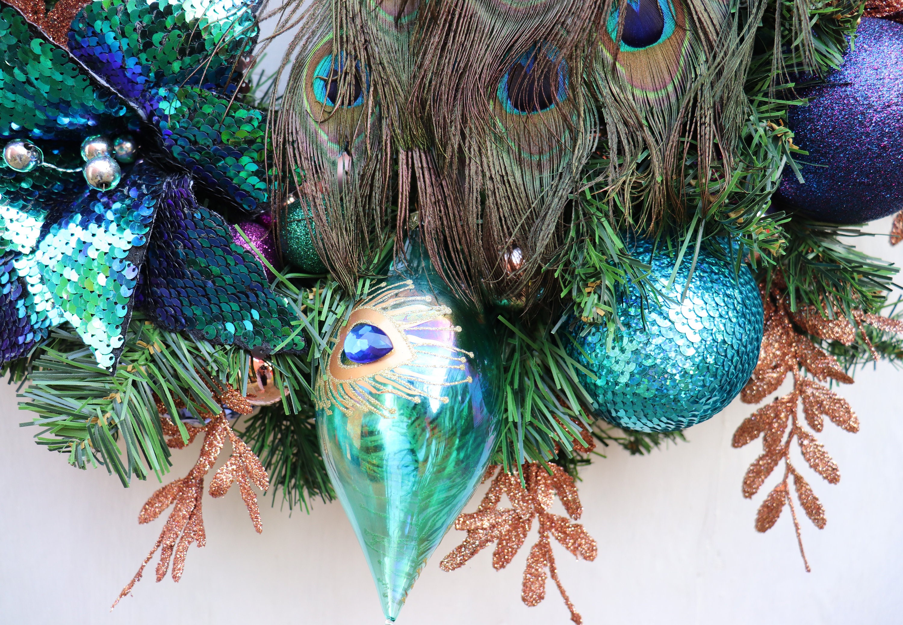 Peacock Christmas Decorating Ideas – Celebrating Christmas