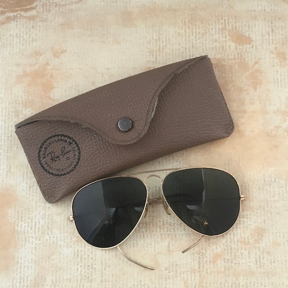 Vintage 1980s Ray Ban Outdoorsman Aviators with Ca