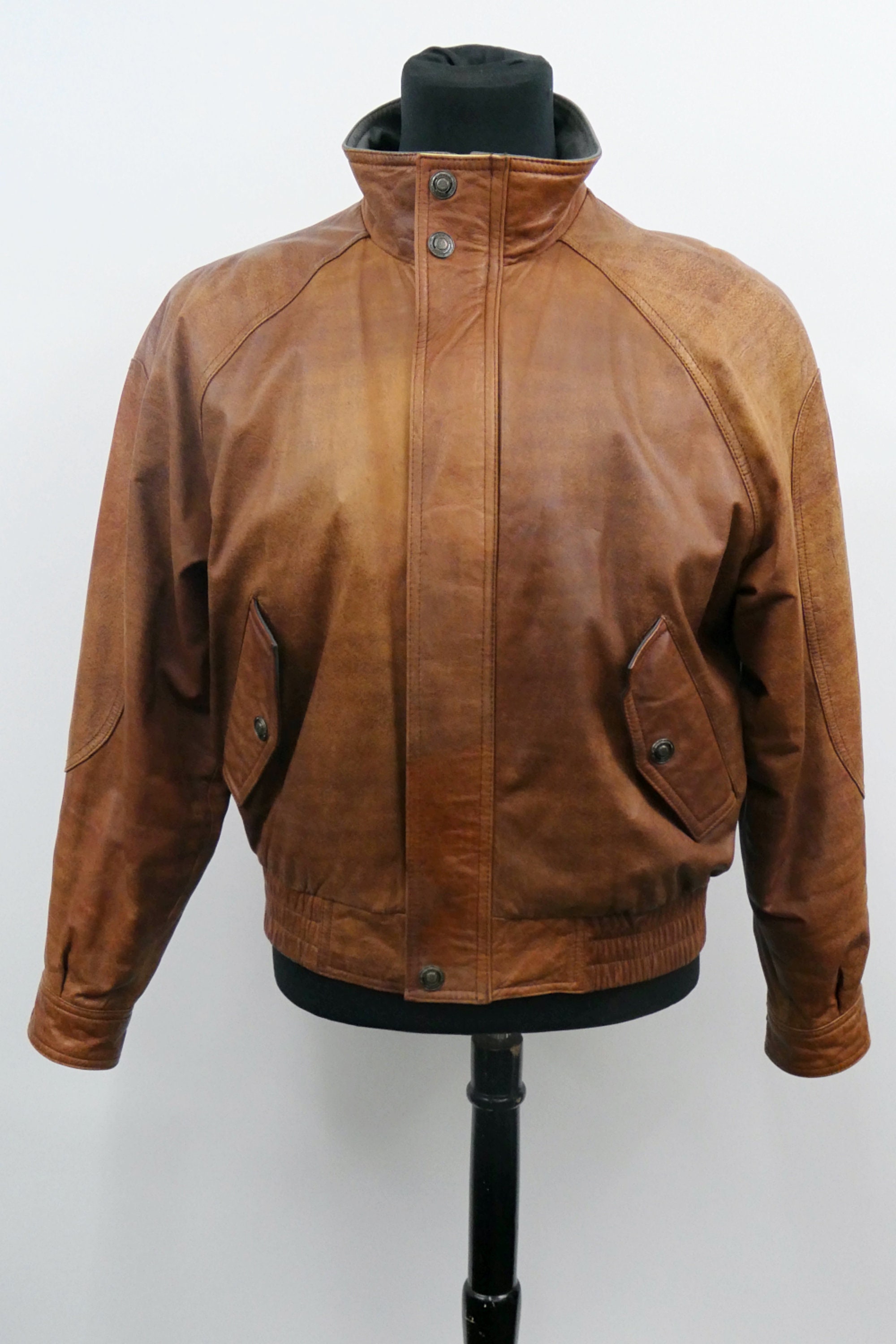 Vintage 1990s Adventure Bound Jacket by Wilsons, 80s Leather