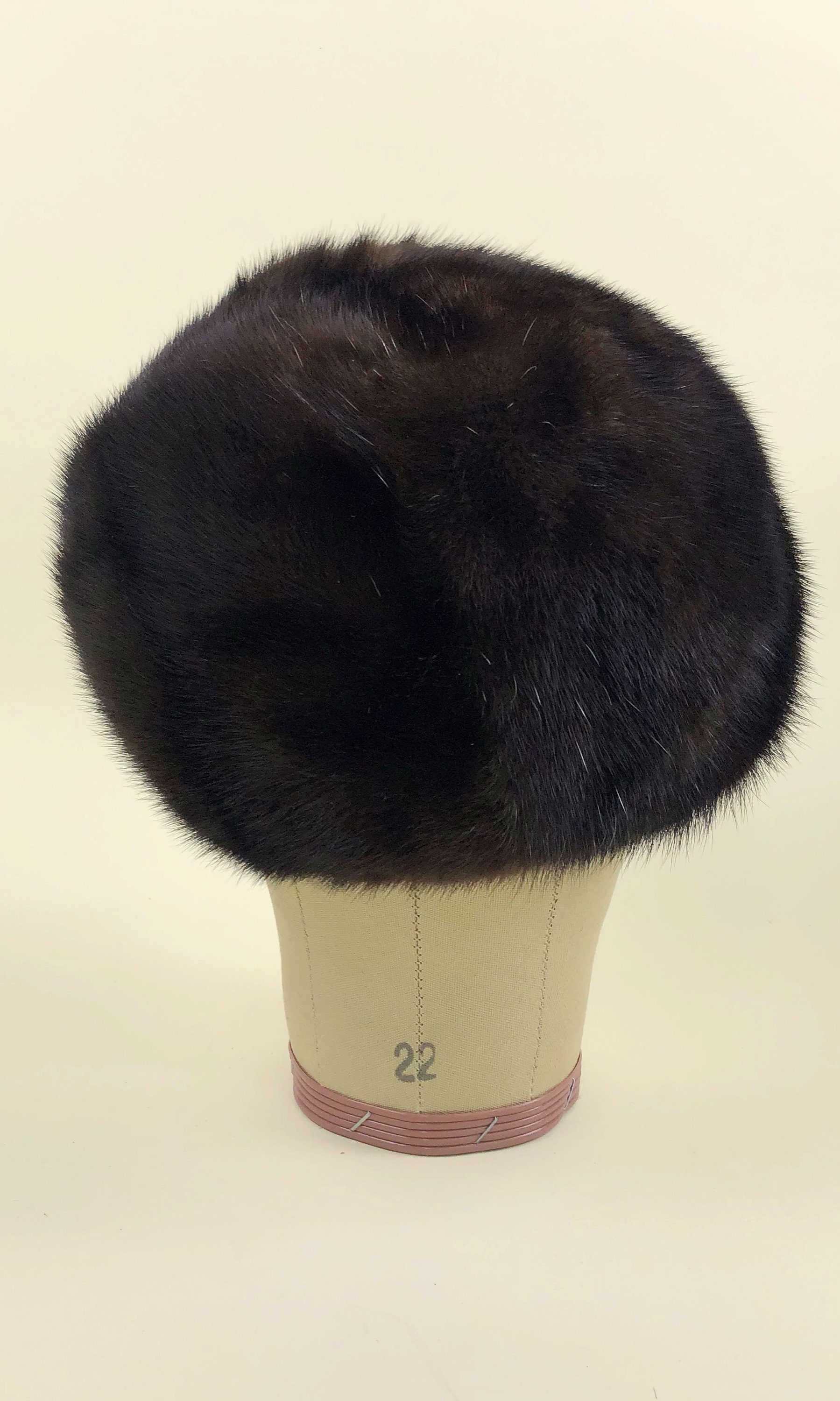 Mr. D Vintage Mink Fur Hat Vintage 1980s Mr. D main image 4