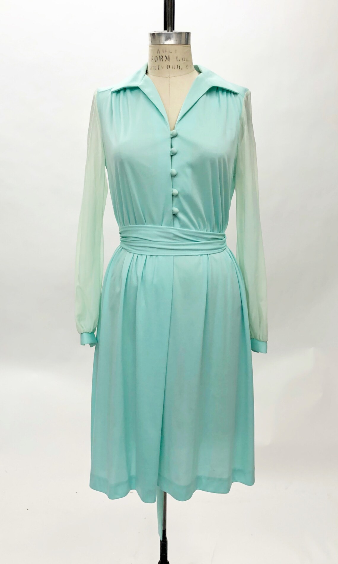 Vintage 1970s JCPenney Mint Green Dress Vintage 70s Vintage | Etsy