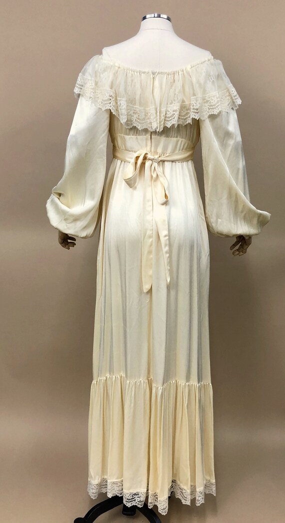 1970s Romantic Gunne Sax Maxi Dress, Bridal Gunne… - image 5