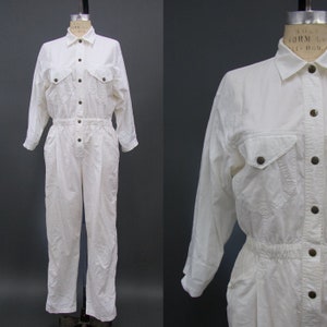 Vintage 1990s Diane Von Furstenberg Jumpsuit, Vintage Coveralls, Vintage Bohemian Hippie, 90s Utility, Size Medium