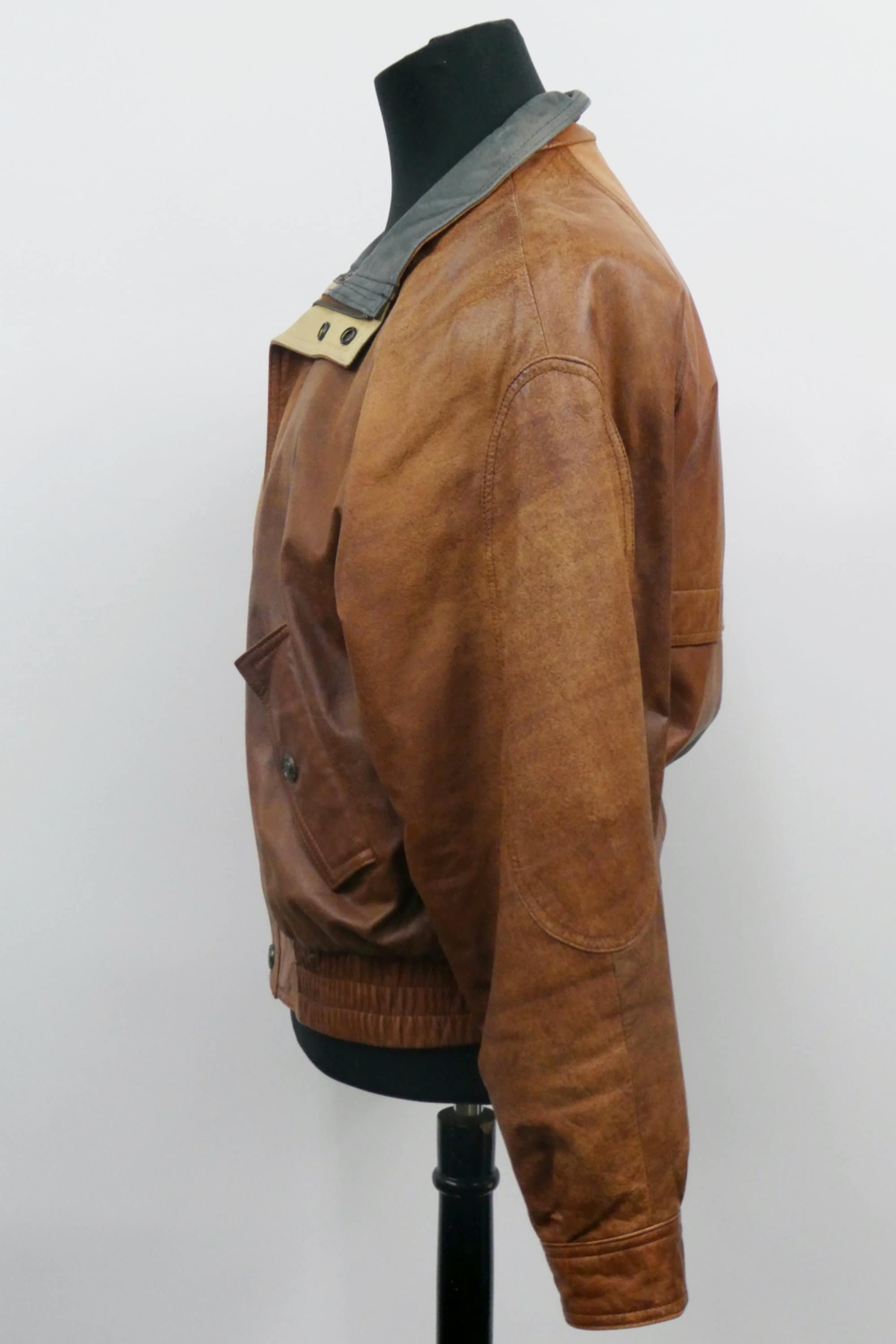 Vintage 1990s Adventure Bound Jacket by Wilsons, 80s Leather