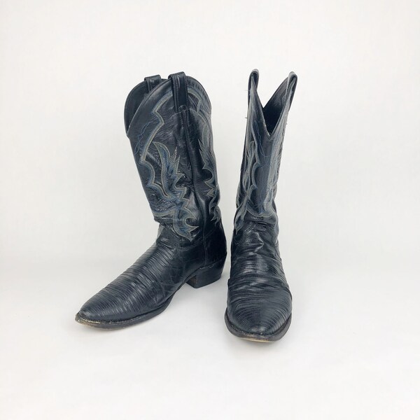 Grey Lizard Boots