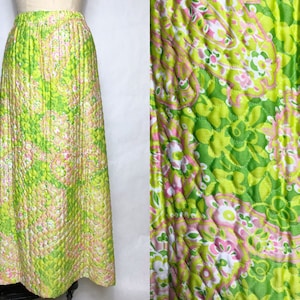 1960s Quilted Psychedelic Floral Print, Vintage 60s Adelaar&#39;s Aristocrat, 1970s Flower Power Hippie, Boho, Size Small