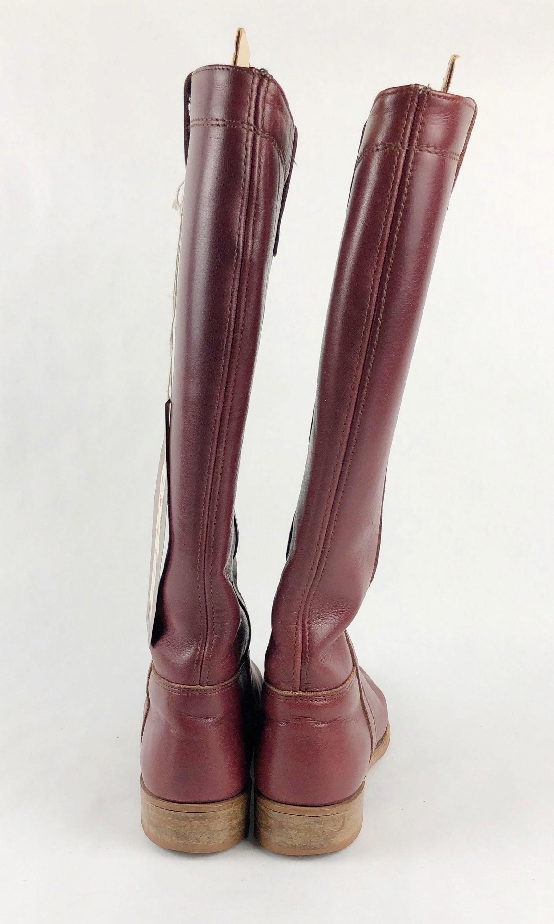 1980s Burgundy Dexter Boots Vintage Dexter 1970s 70s Comes Etsy
