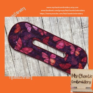 Bun Twister ITH hair accessory - bun holder maker -  7x11 hoop size included Digital file machine embroidery