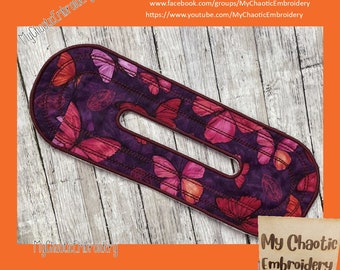 Bun Twister ITH hair accessory - bun holder maker -  7x11 hoop size included Digital file machine embroidery