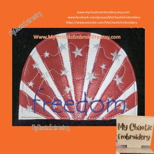 15x20 Küche Serviettenhalter Cover Sterne Streifen Freiheit politic USA Designs Digitale Datei Stickdatei Geschirr Tablewear