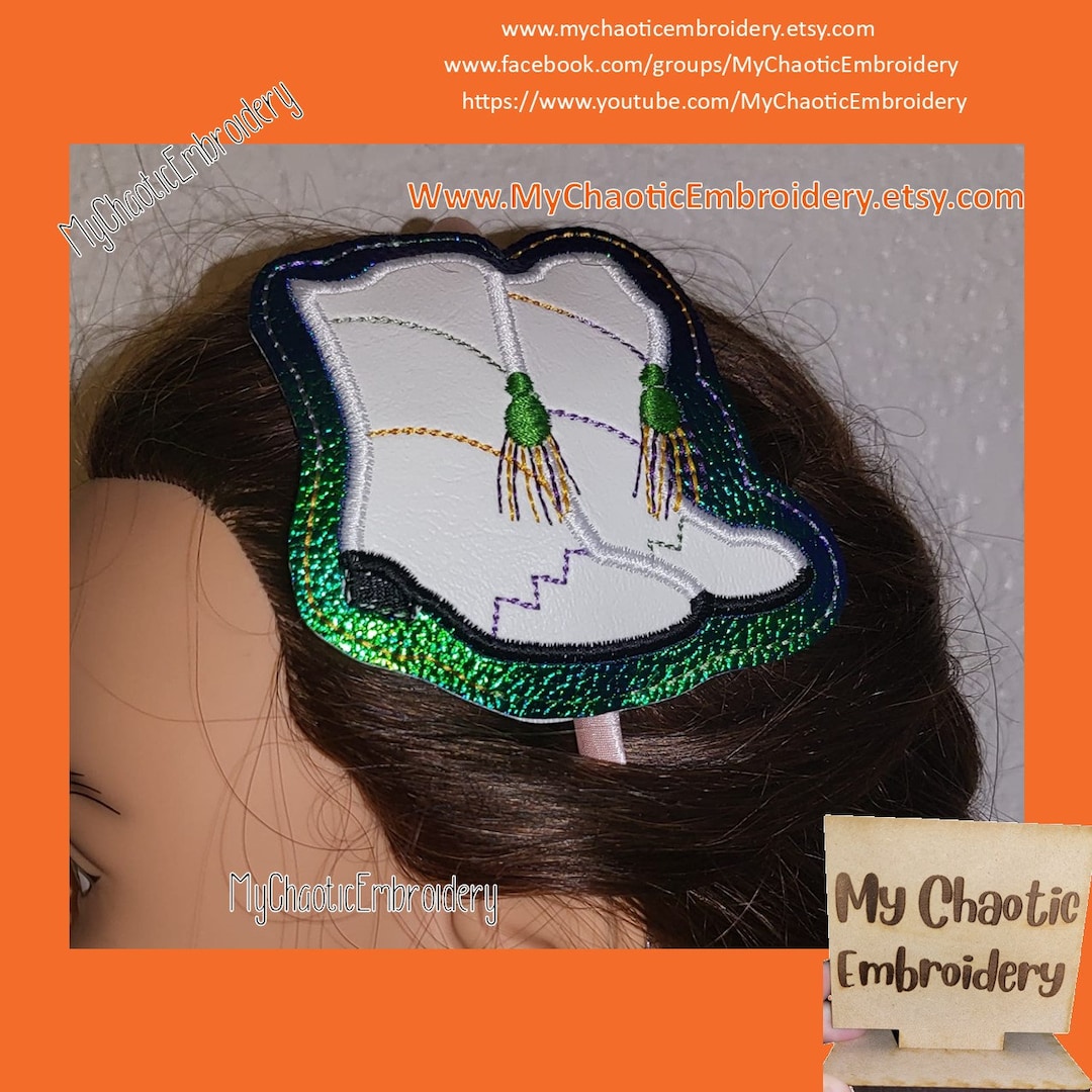 4x4 & 5x7 Marching Band Boots Zydeco Cajun Music Headband Slider