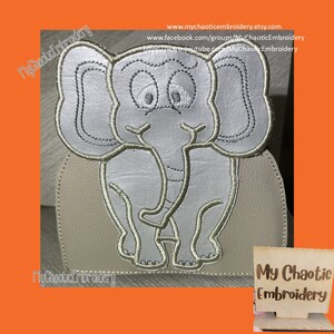 13x18 Küche Serviettenhalter Cover Elefant Applikation - Digitale Datei Stickdatei Geschirr Tischwäsche
