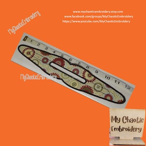 7x11 Tucked Up Bun Twister ITH hidden hair accessory - bun holder maker Digital file machine embroidery