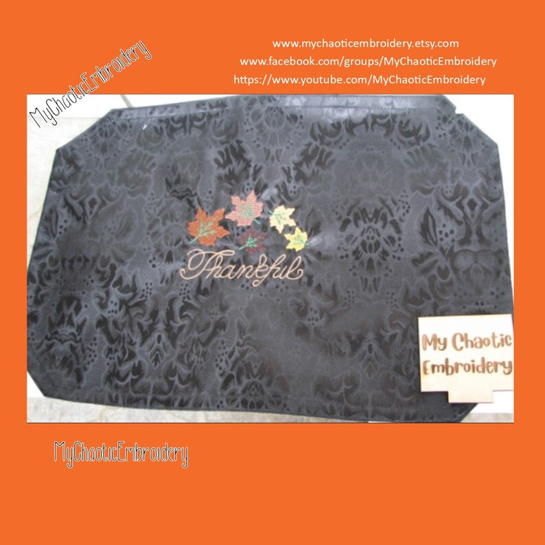 5x7 Kitchen Napkin Holder Cover Thankful Harvest Bounty Fall Etsy