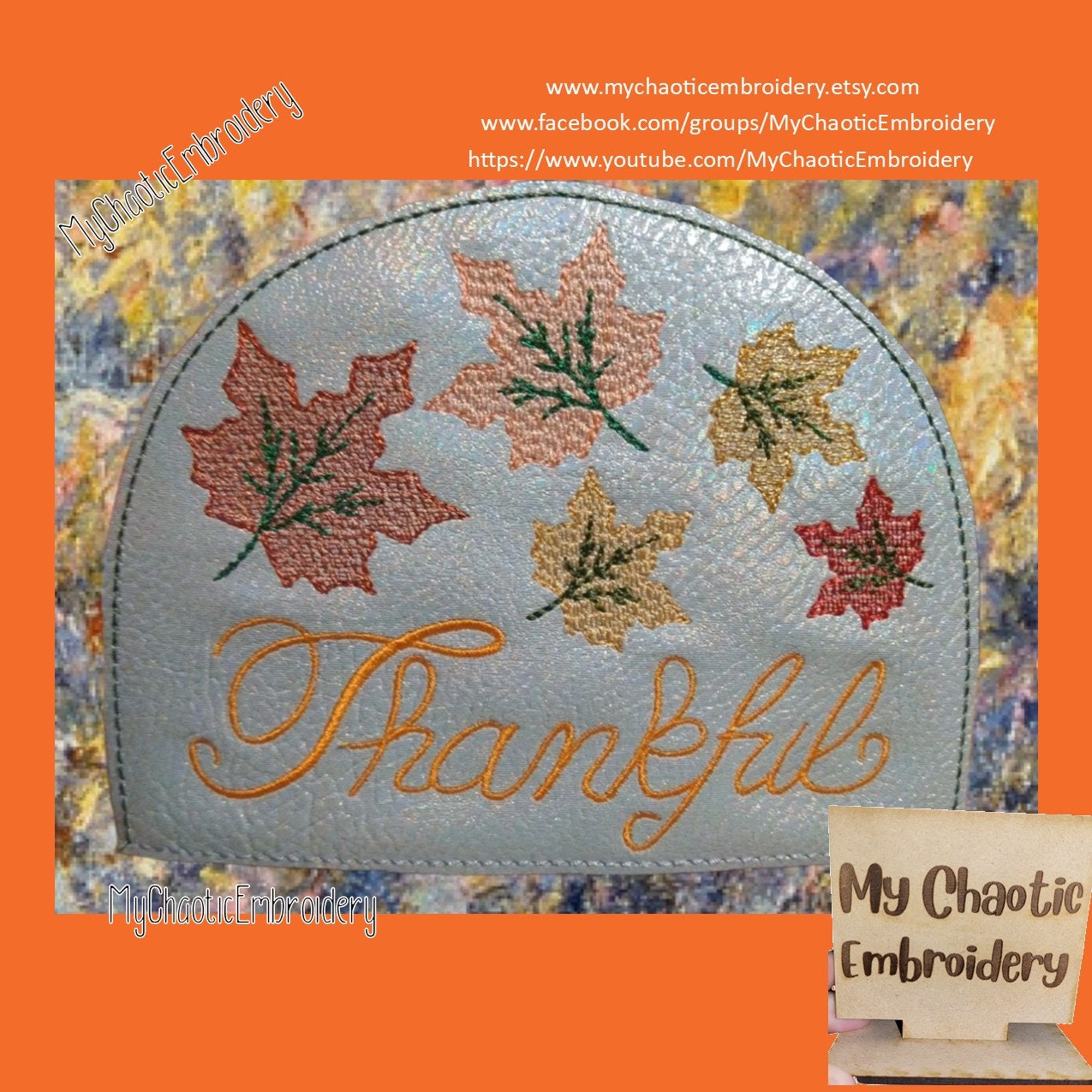 5x7 Kitchen Napkin Holder Cover Thankful Harvest Bounty Fall Etsy