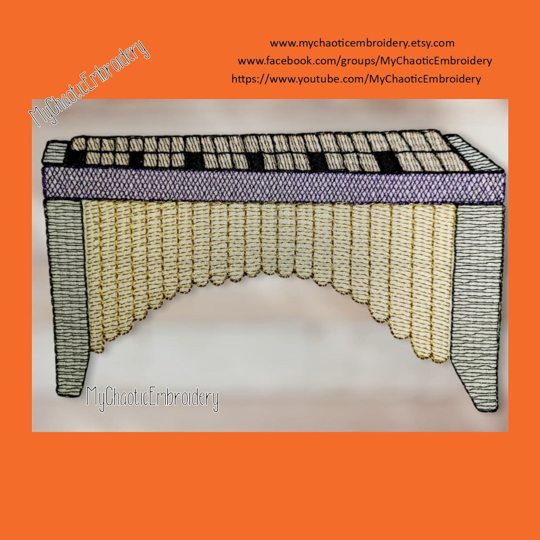 5x7 Xylophone Marimba Orchestra Band Music Percussion Etsy