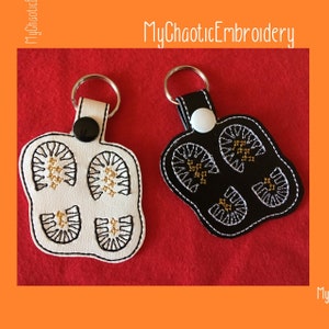 Military Combat Boots Keyfob Ring Designs - Digital file machine embroidery sketch design