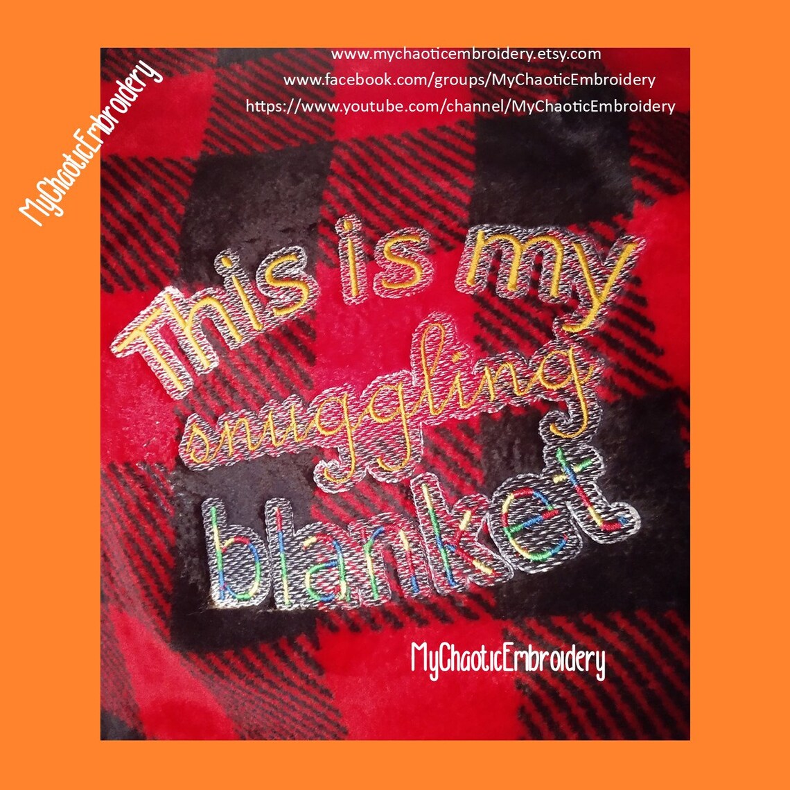 Snuggle Snuggly Snuggling Blanket 3 Sizes With Knockdown 5x7 Etsy