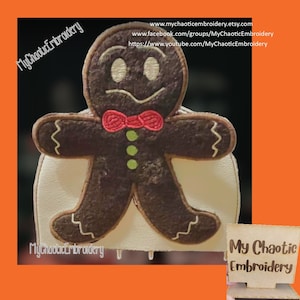 15x20 Küche Serviettenhalter Lebkuchen Plätzchen Junge Mädchen Applikation - Digitale Datei Maschinenstickerei Geschirr Tischwäsche