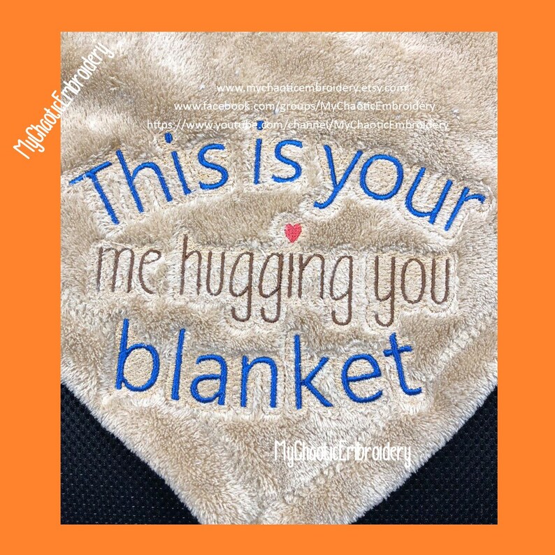 2 Versions Included in Download Me Hugging You Blanket 3 Sizes Etsy