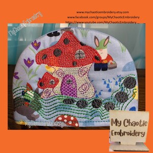 Serviettenhalter Cover 13x20 cm Pilzhaus Hauswirtschaftlich, Zugeschnittenes Garn, Serviettenhalter Cover, 100x200 cm