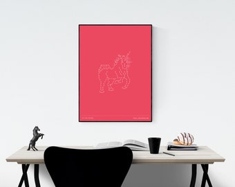 Dawg Face Ascii Emoji Print Poster Etsy